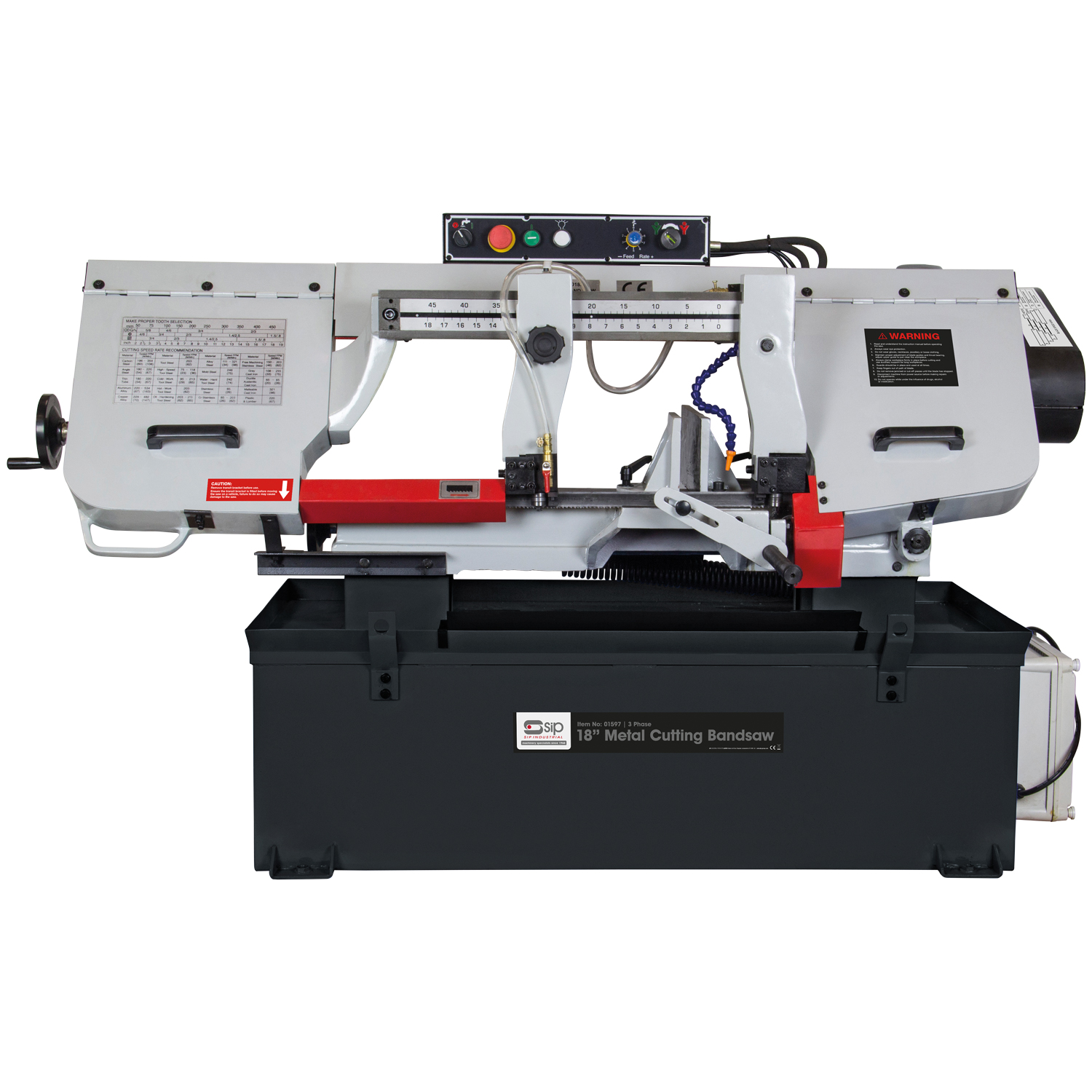 SIP 01597 18" 400V Professional Metal Cutting Bandsaw Machine